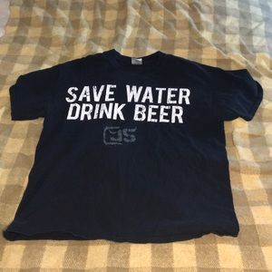Save water drink beer tshirt
